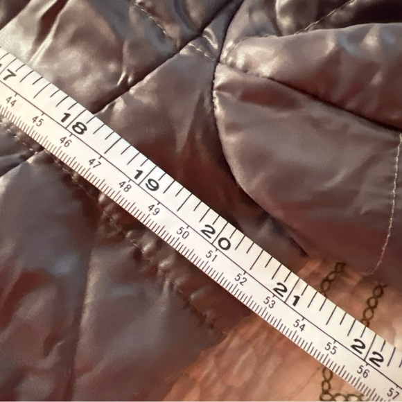 EUC Women's  West Loop PACKABLE JACKET Quilted Med W/Bag Gray Zip Pockets EUC - Picture 6 of 6